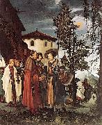 Albrecht Altdorfer St Florian Taking Leave of the Monastery Sweden oil painting artist